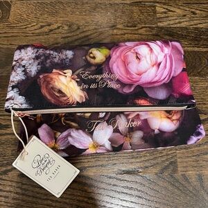 Ted Baker Travel Laundry Bags- Floral and Purple